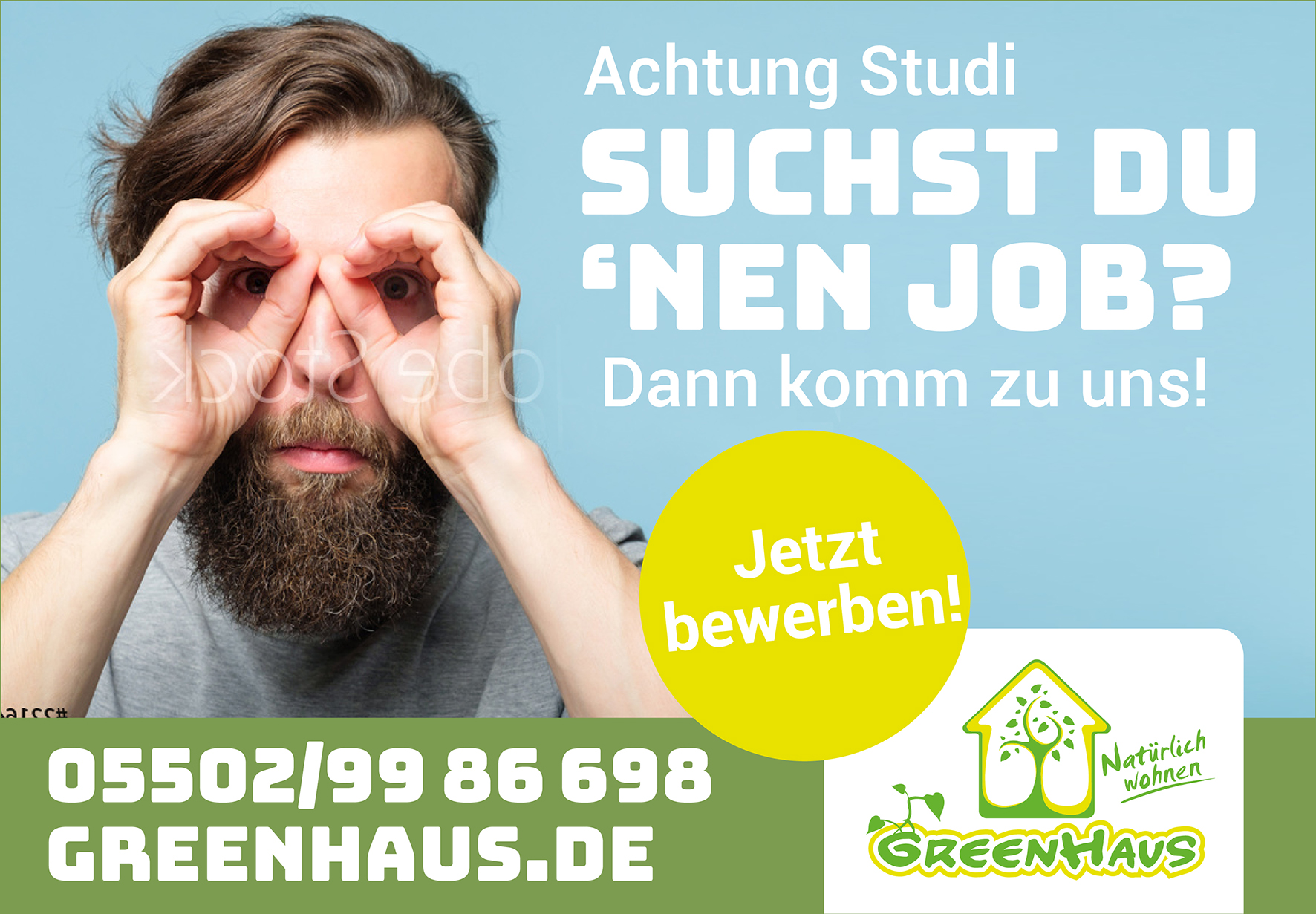 Stellenausschreibung für Werkstudenten » Poster ontwerp » Briefing
