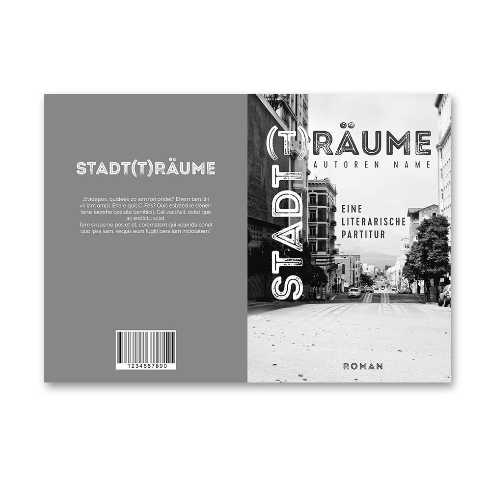 Kleiner Verlag möchte ein Buchcover (Taschenbuch) für einen Roman designen lassen