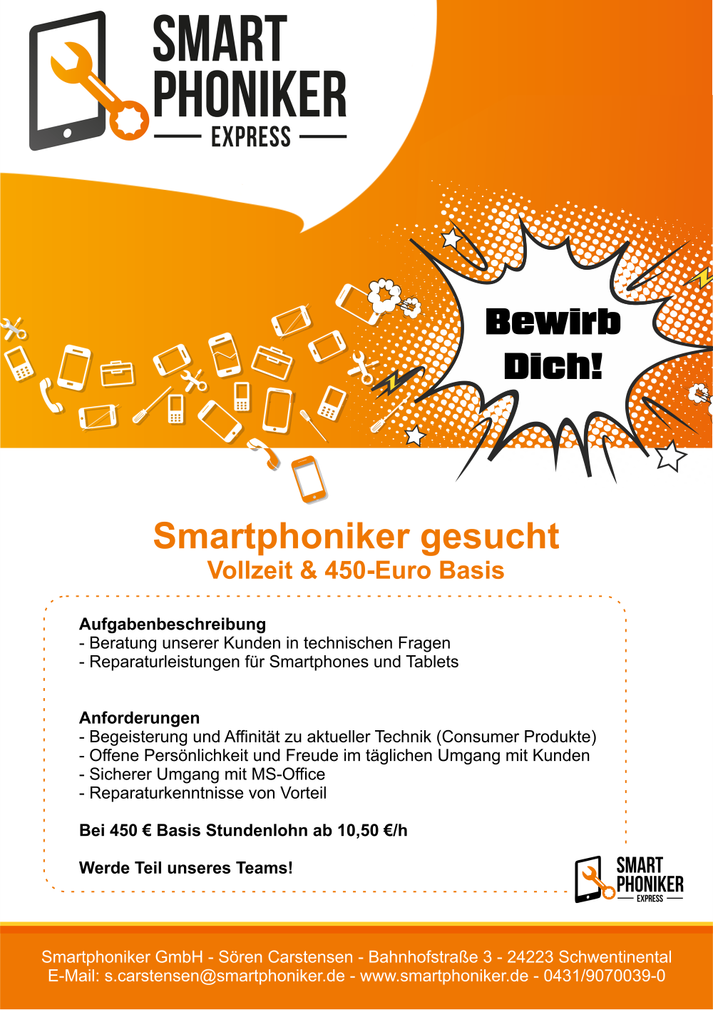 mitarbeiter gesucht werbung
