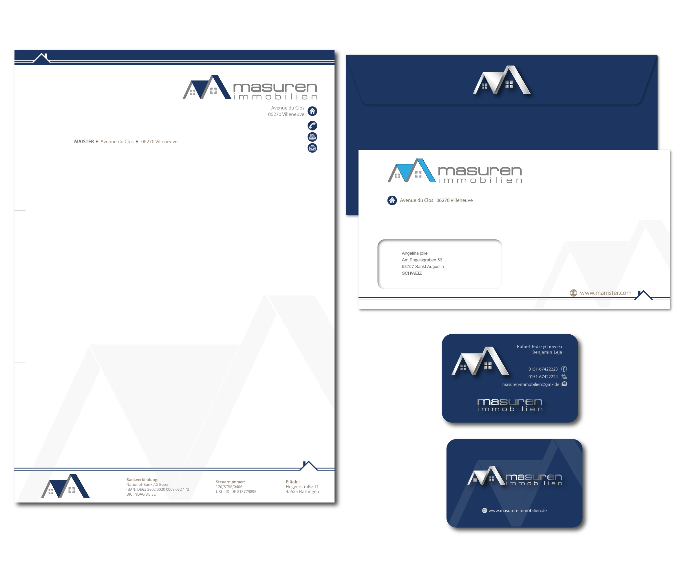 Masuren Immobilien Logo Design Designonclick Com