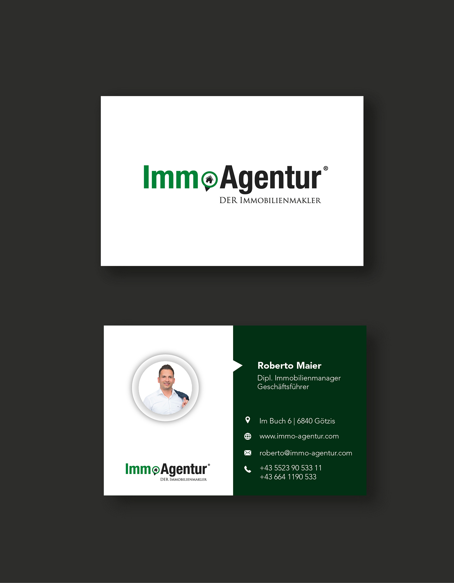 Visitenkarten-Design für Immobilienmakler » Visitenkarten-Design ...