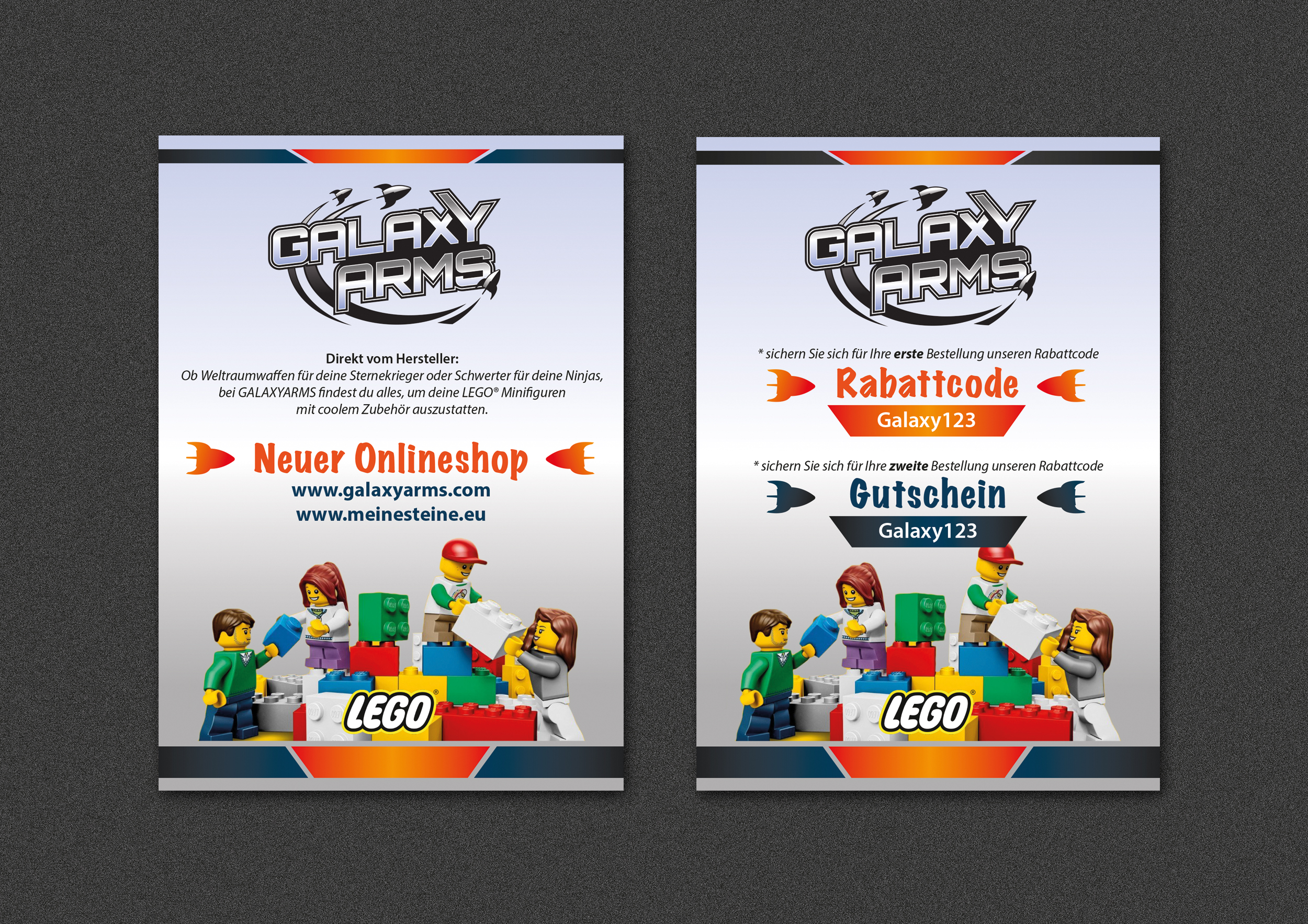 Flyer-Design für Onlineversandhandel von Spielwaren