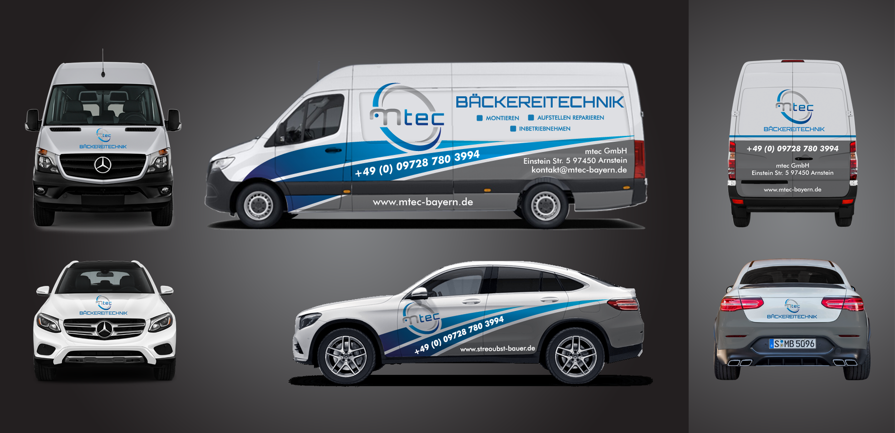 Fahrzeugbeschriftung für Firmenfahrzeuge » Vehicle labelling » Design ...